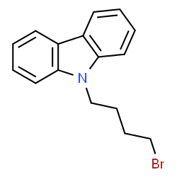 ChemSpider 2D Image | 9-(4-Bromobutyl)-9H-carbazole | C16H16BrN