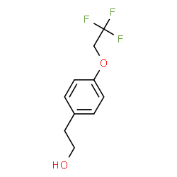 ChemSpider 2D Image | 2-[4-(2,2,2-Trifluoroethoxy)phenyl]ethanol | C10H11F3O2