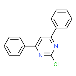 ChemSpider 2D Image | 2-Chloro-4,6-diphenylpyrimidine | C16H11ClN2