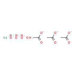 ChemSpider 2D Image | Gadolinium acetate hydrate (1:3:4) | C6H17GdO10