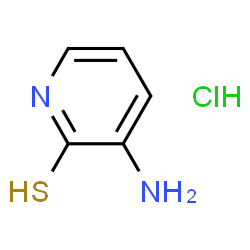 ChemSpider 2D Image | 3-aminopyridine-2-thiol hydrochloride | C5H7ClN2S