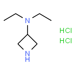 ChemSpider 2D Image | N,N-Diethyl-3-azetidinamine dihydrochloride | C7H18Cl2N2