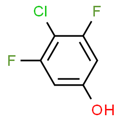 ChemSpider 2D Image | 4-Chloro-3,5-difluorophenol | C6H3ClF2O