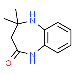 ChemSpider 2D Image | 4,4-Dimethyl-1,3,4,5-tetrahydro-2H-1,5-benzodiazepin-2-one | C11H14N2O
