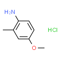 ChemSpider 2D Image | 4-Methoxy-2-methylaniline hydrochloride (1:1) | C8H12ClNO