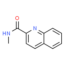 ChemSpider 2D Image | N-Methyl-2-quinolinecarboxamide | C11H10N2O