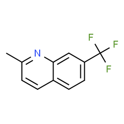 ChemSpider 2D Image | 2-Methyl-7-(trifluoromethyl)quinoline | C11H8F3N