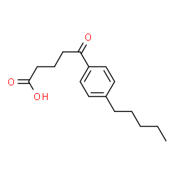 ChemSpider 2D Image | 5-Oxo-5-(4-pentylphenyl)pentanoic acid | C16H22O3