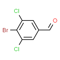 ChemSpider 2D Image | 4-Bromo-3,5-dichlorobenzaldehyde | C7H3BrCl2O