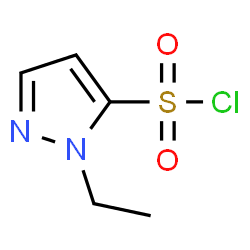ChemSpider 2D Image | 2-ethylpyrazole-3-sulfonyl chloride | C5H7ClN2O2S