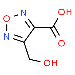 ChemSpider 2D Image | 4-(Hydroxymethyl)-1,2,5-oxadiazole-3-carboxylic acid | C4H4N2O4