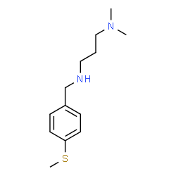 ChemSpider 2D Image | N,N-Dimethyl-N'-[4-(methylsulfanyl)benzyl]-1,3-propanediamine | C13H22N2S