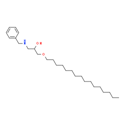 ChemSpider 2D Image | 1-Benzylamino-3-hexadecyloxy-propan-2-ol | C26H47NO2