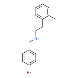 ChemSpider 2D Image | N-(4-Bromobenzyl)-2-(2-methylphenyl)ethanamine | C16H18BrN
