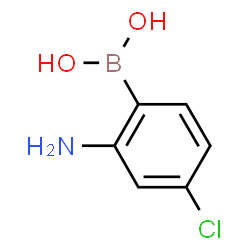 ChemSpider 2D Image | (2-Amino-4-chlorophenyl)boronic acid | C6H7BClNO2