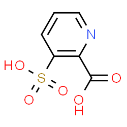 ChemSpider 2D Image | 3-Sulfo-2-pyridinecarboxylic acid | C6H5NO5S
