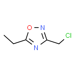 ChemSpider 2D Image | 3-(Chloromethyl)-5-ethyl-1,2,4-oxadiazole | C5H7ClN2O