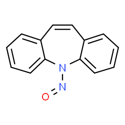 ChemSpider 2D Image | N-Nitroso-5H-dibenz(b,f)azepine | C14H10N2O
