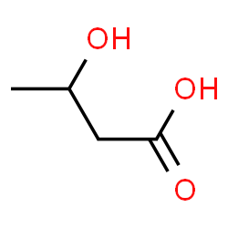 ChemSpider 2D Image | 3-hydroxybutanoic acid | C4H7O3