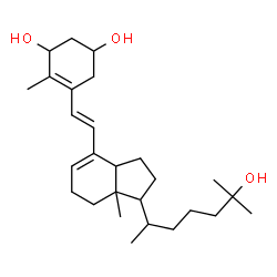 ChemSpider 2D Image | (6E)-9,10-Secocholesta-5(10),6,8-triene-1,3,25-triol | C27H44O3