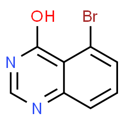 ChemSpider 2D Image | 5-Bromo-4-quinazolinol | C8H5BrN2O