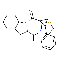 ChemSpider 2D Image | (2-Phenylcyclopropyl)[2-(1,3-thiazolidin-3-ylcarbonyl)octahydro-1H-indol-1-yl]methanone | C22H28N2O2S