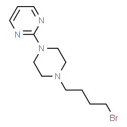 ChemSpider 2D Image | 2-(4-(4-Bromobutyl)piperazin-1-yl)pyrimidine | C12H19BrN4