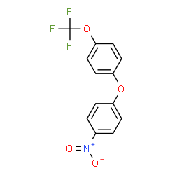 ChemSpider 2D Image | 1-Nitro-4-[4-(trifluoromethoxy)phenoxy]benzene | C13H8F3NO4