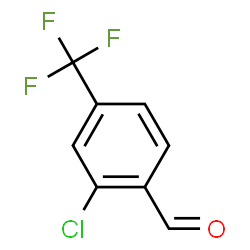 ChemSpider 2D Image | 2-Chloro-4-(trifluoromethyl)benzaldehyde | C8H4ClF3O