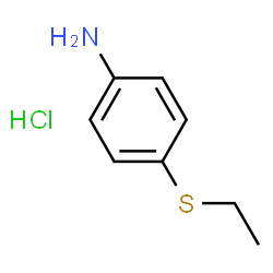 ChemSpider 2D Image | 4-(Ethylthio)aniline hydrochloride | C8H12ClNS
