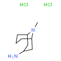 ChemSpider 2D Image | 9-Methyl-9-azabicyclo[3.3.1]nonan-3-amine dihydrochloride | C9H20Cl2N2