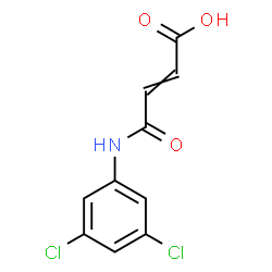 ChemSpider 2D Image | 4-[(3,5-Dichlorophenyl)amino]-4-oxo-2-butenoic acid | C10H7Cl2NO3