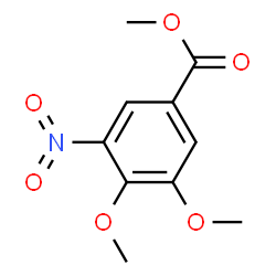 ChemSpider 2D Image | Methyl 3,4-dimethoxy-5-nitrobenzoate | C10H11NO6