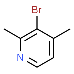ChemSpider 2D Image | 3-BROMO-2,4-DIMETHYLPYRIDINE | C7H8BrN