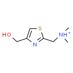 ChemSpider 2D Image | [4-(Hydroxymethyl)-1,3-thiazol-2-yl]-N,N-dimethylmethanaminium | C7H13N2OS