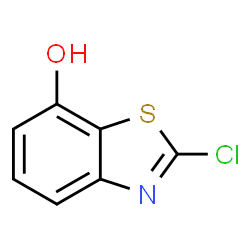 ChemSpider 2D Image | 2-chlorobenzo[d]thiazol-7-ol | C7H4ClNOS