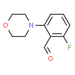 ChemSpider 2D Image | 2-Fluoro-6-(4-morpholinyl)benzaldehyde | C11H12FNO2