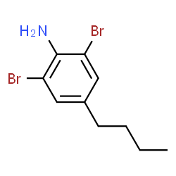 ChemSpider 2D Image | 2,6-Dibromo-4-butylaniline | C10H13Br2N