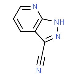 ChemSpider 2D Image | 1H-pyrazolo[3,4-b]pyridine-3-carbonitrile | C7H4N4