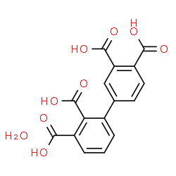 ChemSpider 2D Image | 2,3,3',4'-Biphenyltetracarboxylic acid hydrate (1:1) | C16H12O9