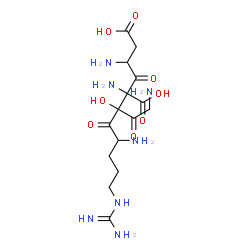 ChemSpider 2D Image | arginyl-glycyl-aspartyl-serine | C15H27N7O8