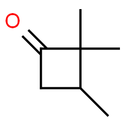 ChemSpider 2D Image | 2,2,3-Trimethylcyclobutanone | C7H12O