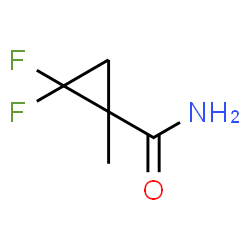 ChemSpider 2D Image | 2,2-Difluoro-1-methylcyclopropanecarboxamide | C5H7F2NO