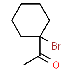 ChemSpider 2D Image | 1-(1-Bromocyclohexyl)ethanone | C8H13BrO