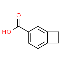 ChemSpider 2D Image | Bicyclo[4.2.0]octa-1,3,5-triene-3-carboxylic acid | C9H8O2