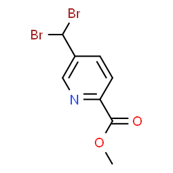 ChemSpider 2D Image | methyl 5-(dibromomethyl)picolinate | C8H7Br2NO2
