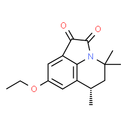 ChemSpider 2D Image | (6S)-8-Ethoxy-4,4,6-trimethyl-5,6-dihydro-4H-pyrrolo[3,2,1-ij]quinoline-1,2-dione | C16H19NO3