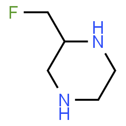 ChemSpider 2D Image | 2-(Fluoromethyl)piperazine | C5H11FN2