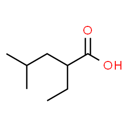 ChemSpider 2D Image | 2-Ethyl-4-methylpentanoic acid | C8H16O2