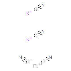 ChemSpider 2D Image | Platinum(2+) potassium cyanide (1:2:4) | C4K2N4Pt